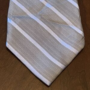 Beau Brummel Gray Blue Hand Made 100% Silk Men’s Neck Tie Made In China